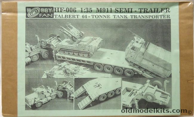 Hobby Fan 1/35 M911 Semi-Trailer Talbert 64 Tonne Tank Transporter, HF006 plastic model kit